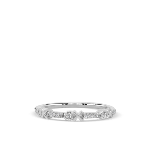 Banda de diamantes X Station de 10 KR y 0,10 quilates