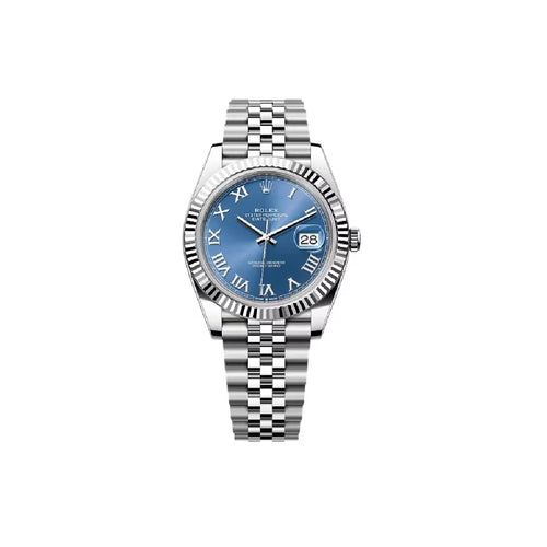 Rolex Datejust Azul Romano