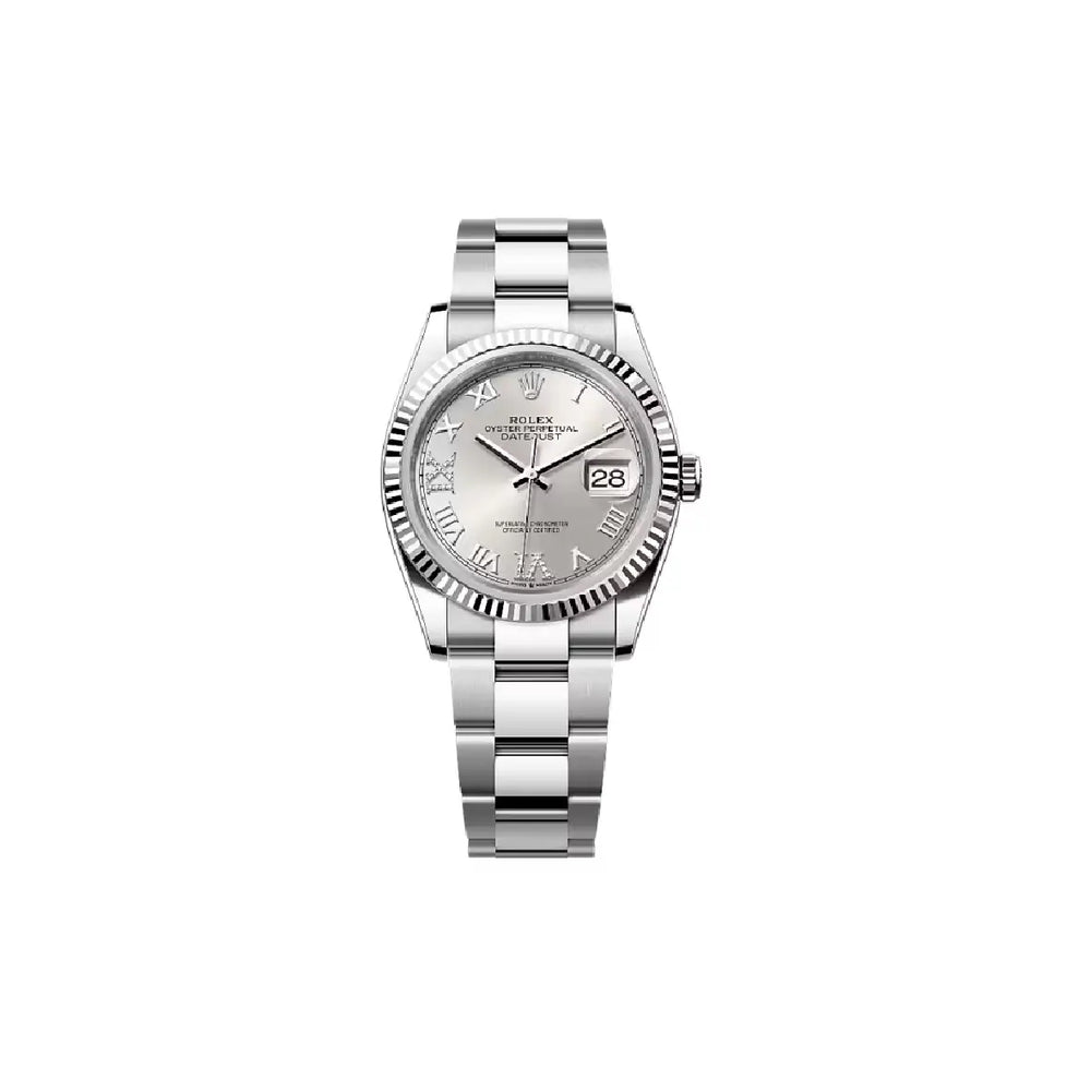 Rolex Datejust Gris 69 Diamantes