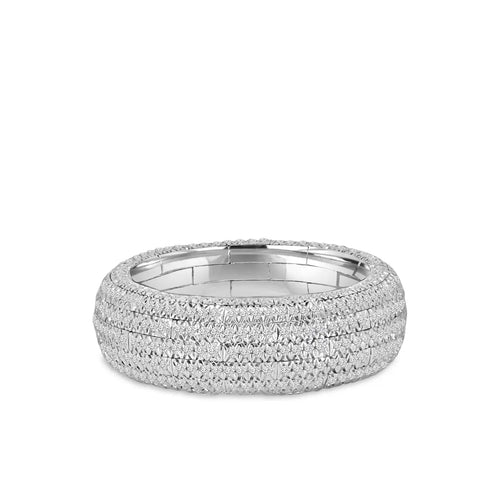 Anillo clásico de abrazo de 18 KW y 0,88 quilates de diámetro Gh;Vs