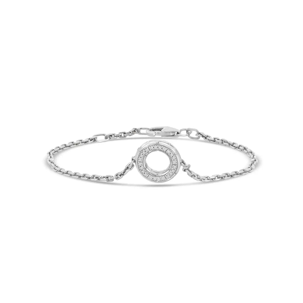 Pulsera Nirav Modi Embrace de 18 KW y 0,05 quilates de diámetro