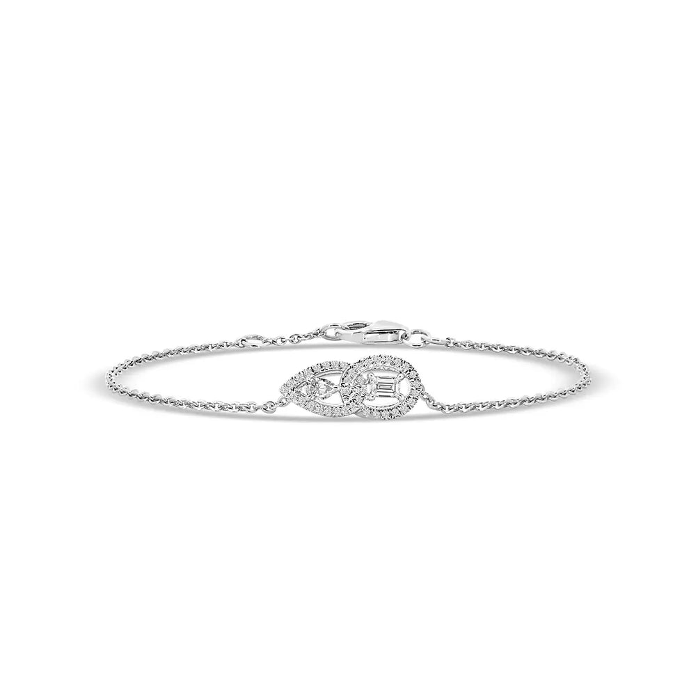 Pulsera Celestial de 18 KW y 0,41 quilates de diámetro